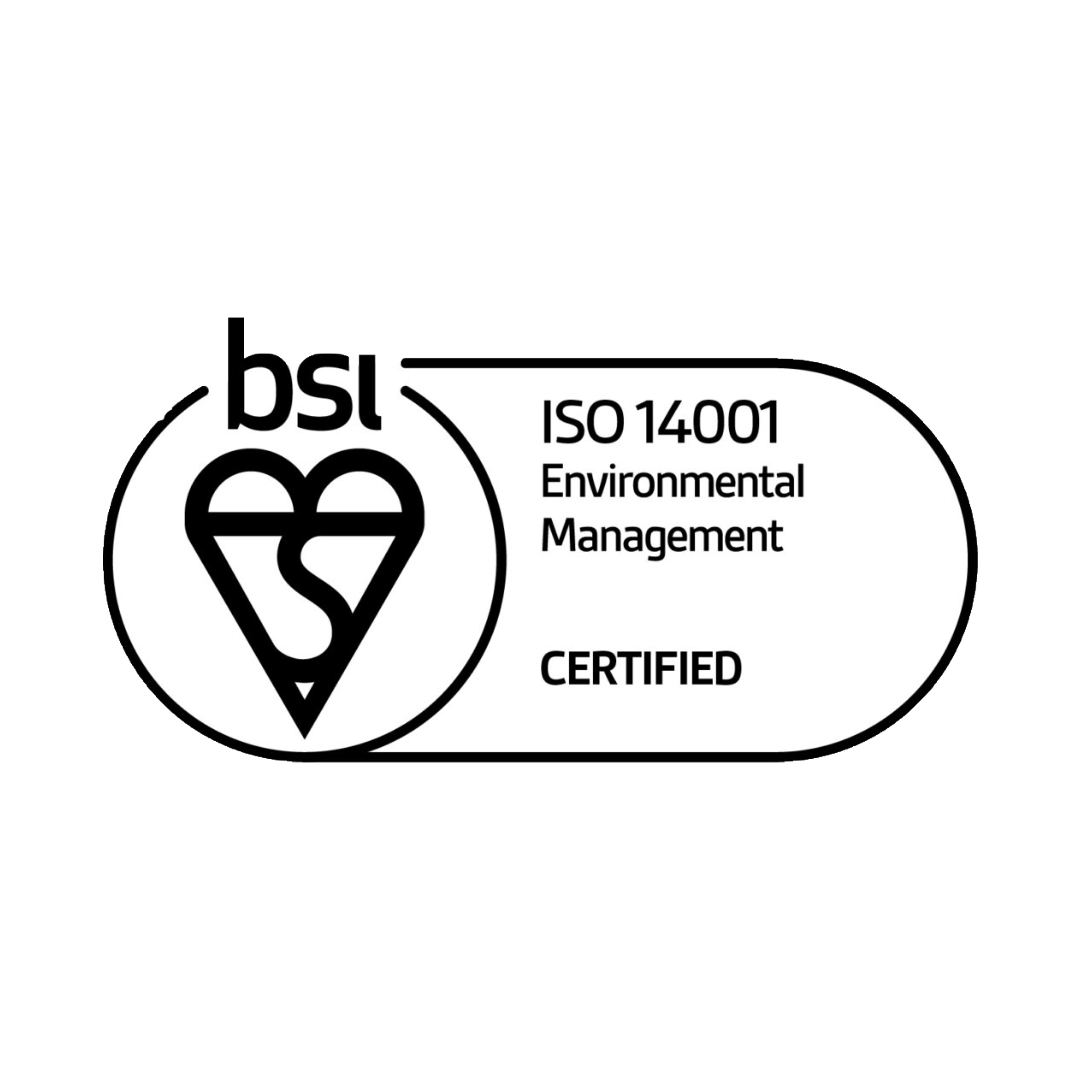 BSI ISO 14001 certified